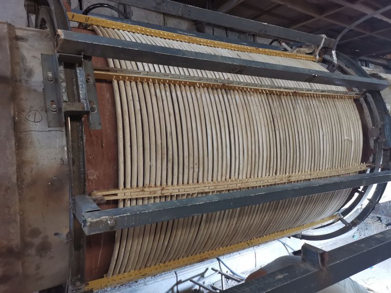 偃師區(qū)某磚窯廠360kw電磁加熱器1100度加熱